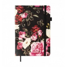 Блокнот деловой CHERIE А5, 96л, линия, обл. иск. кожа , черный ( BM.295205-01 )