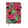 Блокнот деловой EXOTIC А5, 96л, клеточка, обл. иск. кожа , малиновый ( BM.295124-29 )