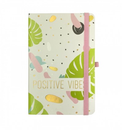 Книга записная POSITIVO BM.255110-15, 96 л., клетка, твердая обложка, салатовая