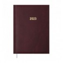 Дневник датированный2024 BASE (Miradur), L2U, A5, бордовый, бумвинил/поролон