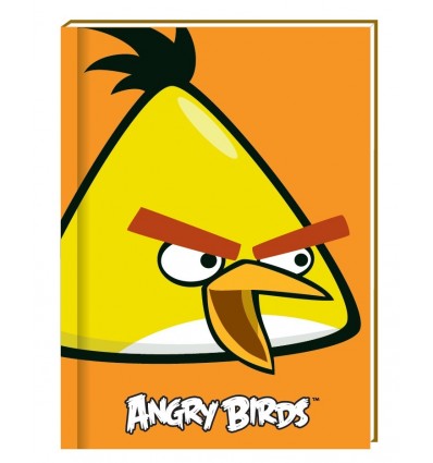 Блокнот "Angry Birds", А5, 80 арк., помаранчевий