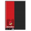Блокнот "Angry Birds", А4, 80 арк., чорний