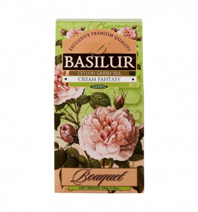 Чай Basilur Cream Fantasy зеленый листовой 100г