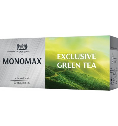 Чай Monomax Exclusive зеленый китайский мелкий 25х1.5г