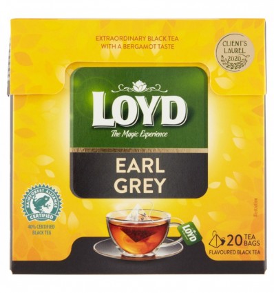 Чай черный ароматизированный Earl Grey 20х2г