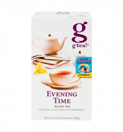 Чай Grace Evening Time чорний байховий з бергамотом 25*2г