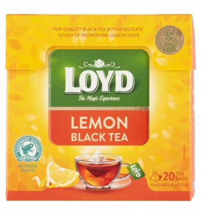 Чай чорний з ароматом лимона Black Lemon 20х1,7г