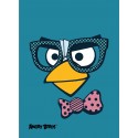 Блокнот "Angry Birds", А6, 48 арк., блакитний