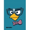 Блокнот "Angry Birds", А6, 48 арк., блакитний
