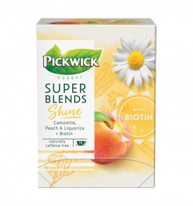 Чай Pickwick Camomile peach&liquorice+Biotin 15х1.5г