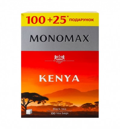 Чай Monomax Kenya черный кенийский байховый 125х2г