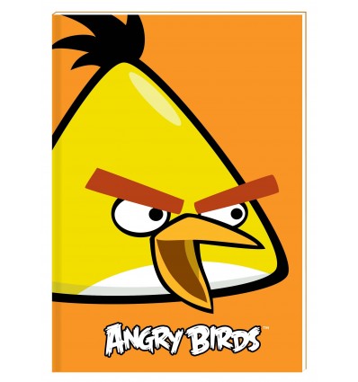 Блокнот "Angry Birds", А5, 48 арк., помаранчевий