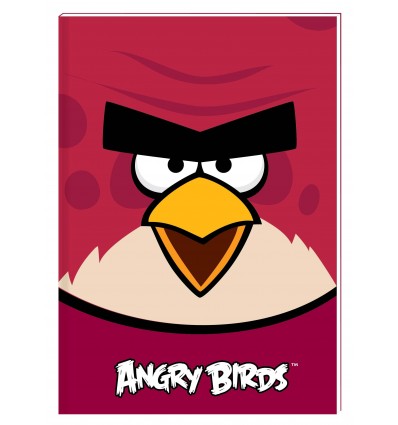 Блокнот "Angry Birds", А5, 48 арк., бордовий