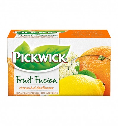 Чай Pickwick Fruit Fusion Citrus&elderflower 20х2г
