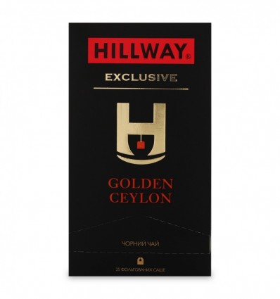 Чай чорний Golden Ceylon Hillway Exclusive 25×2г