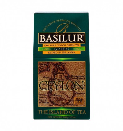Чай Basilur Чайный остров Цейлон зеленый 100г