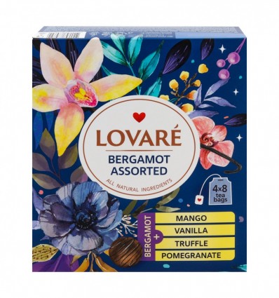 Чай Lovare Bergamot Assorted черный 32х2г