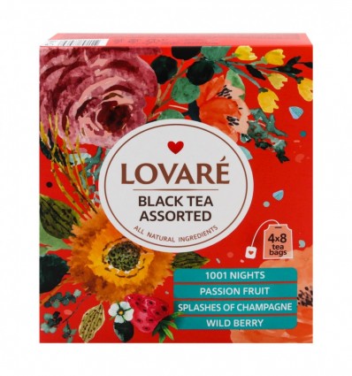 Чай Lovare Assorted черный 32х2г