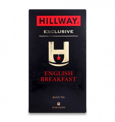 Чай Hillway чорний English breakfast Exclusive 25×2г