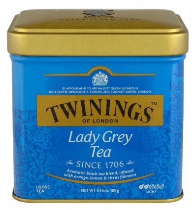 Чай Twinings Lady Grey чорний з цедрою апельсину-лимону 100г