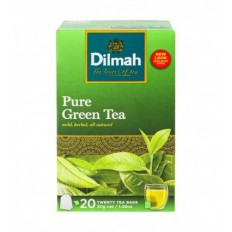 Чай Dilmah Pure Green зеленый байховый 20х1.5г
