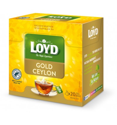 Чай чорний Gold Ceylon 20х2 г