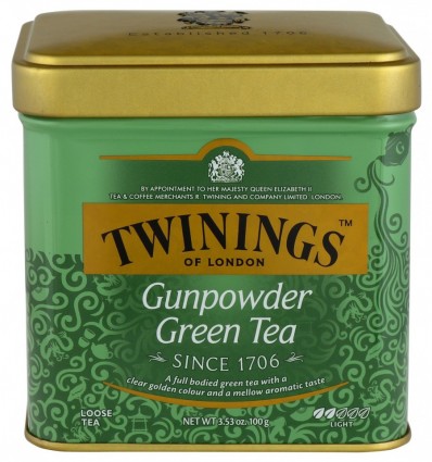 Чай Twinings Gunpowder зеленый байховый крупнолистовой 100г