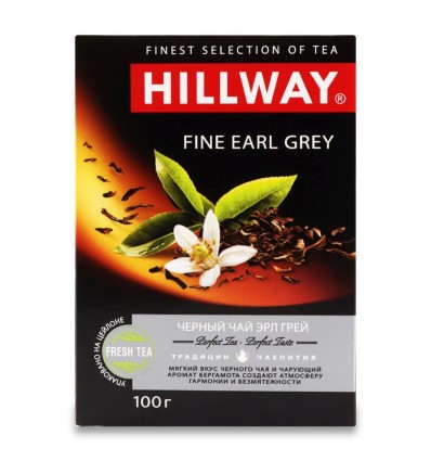 Чай Hillway черный листовой аромат бергамота 100 г