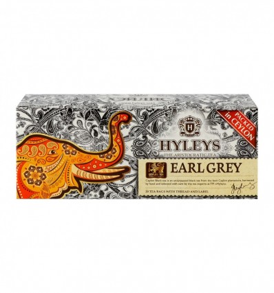 Чай Hyleys Earl Grey черный с ароматом бергамота 20х1.5г