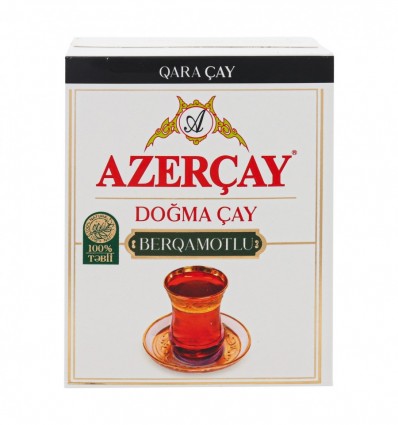 Чай Azercay черный среднелистовой с ароматом бергамота 100г