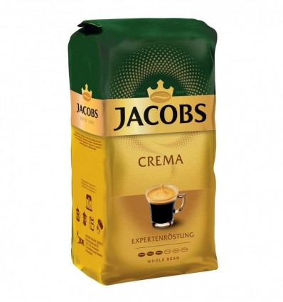 Кава Jacobs Crema натуральна смажена в зернах 500г