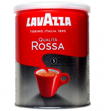 Кофе Lavazza Qualita Rossa натуральный жареный молотый 250г