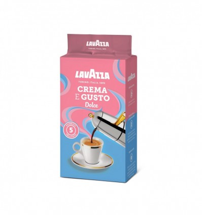 Кофе Lavazza Crema e Gusto Dolce жареный молотый 250г