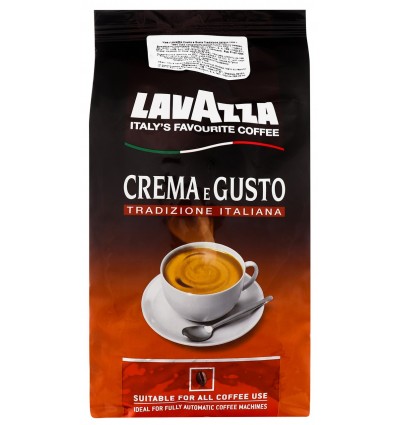 Кофе Lavazza Tradizione Italiana Crema e Gusto в зернах 1кг