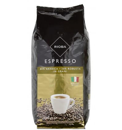 Кофе Rioba Espresso натуральный жареный в зернах 3кг