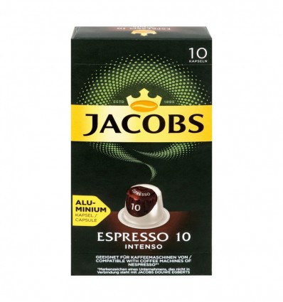 Кава Jacobs Espresso 10 Intenso в капсулах 10х5.2г