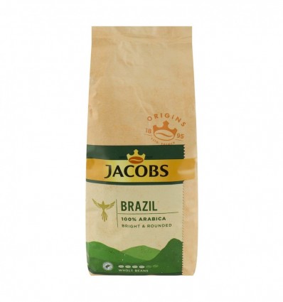 Кава Jacobs Brazil натуральна смажена в зернах 1кг