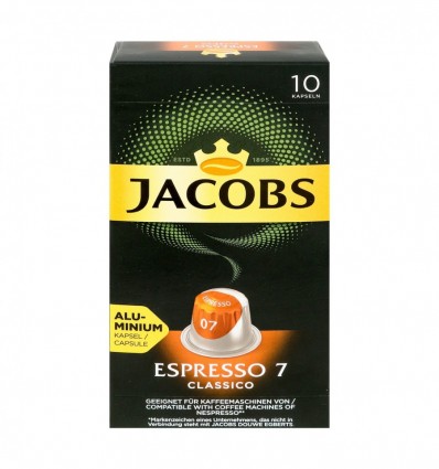 Кава Jacobs Espresso 7 Classico в капсулах 10х5.2г