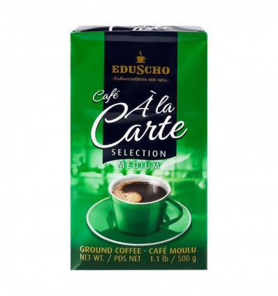 Кава Eduscho Cafe a la carte Selection Medium смажена мелена 500г