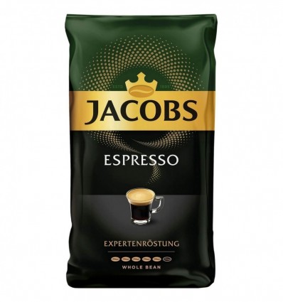 Кава Jacobs Espresso натуральна смажена в зернах 500г