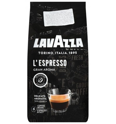 Кофе Lavazza Gran Aroma L`Espresso жареный в зернах 1кг
