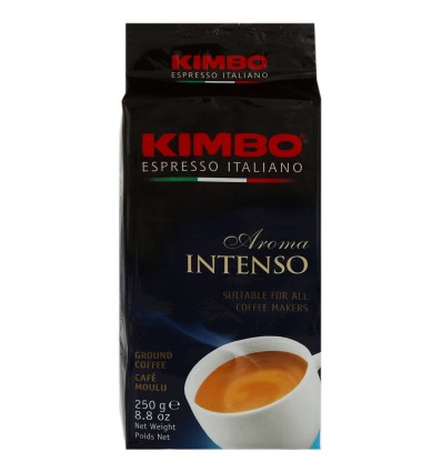 Кофе Kimbo Aroma Intenso натуральный жареный молотый 250г