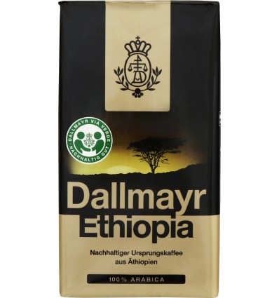 Кофе Dallmayr Ethiopia натуральный жареный молотый 500г