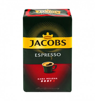 Кава Jacobs Espresso натуральна смажена мелена 230г