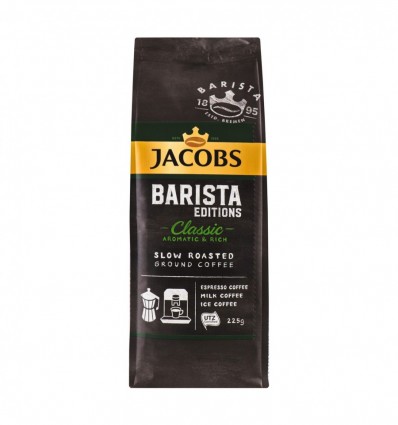 Кофе Jacobs Barista Еditions Classic жареный молотый 225г