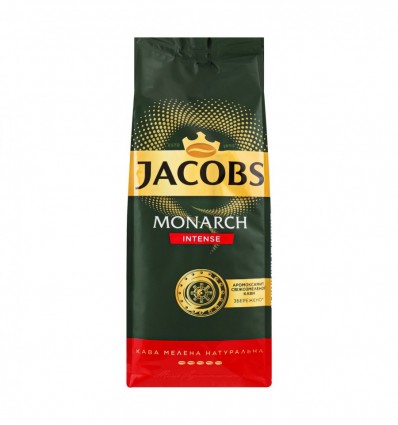Кофе Jacobs Monarch Intense натуральный жареный молотый 450г