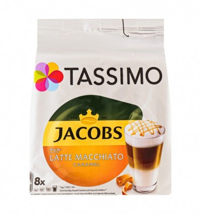 Кофе Jacobs Tassimo Latte Macchiato Car 8 порций в капсулах