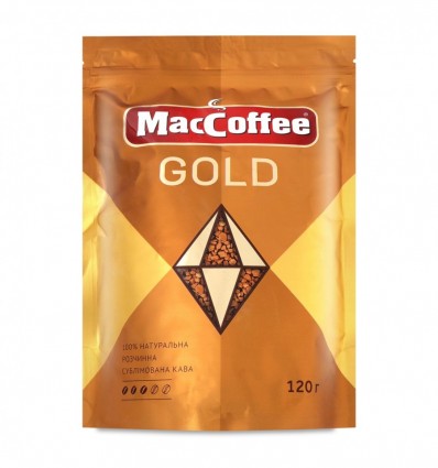 Кофе Maccoffee Gold растворимый сублимированный 120г
