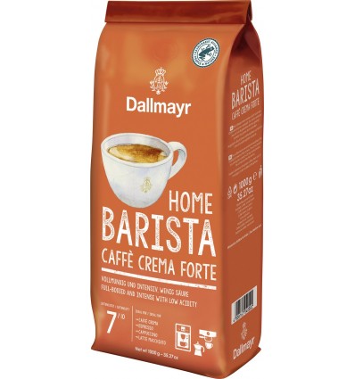 Кава Dallmayr Home Barista Caffe Crema Forte обсмажена в зернах 1 кг