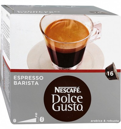 Кофе Nescafe Dolce Gusto Barista натуральный жареный молотый 16х7,5г